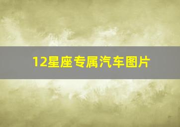 12星座专属汽车图片