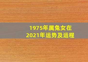 1975年属兔女在2021年运势及运程