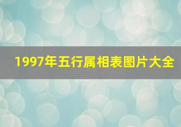 1997年五行属相表图片大全