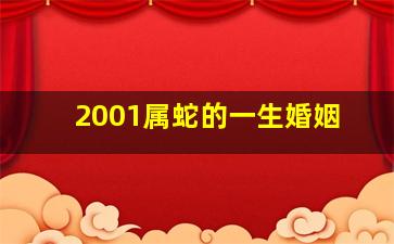 2001属蛇的一生婚姻