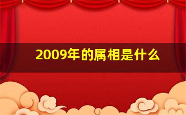 2009年的属相是什么