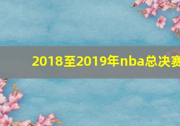 2018至2019年nba总决赛