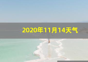 2020年11月14天气