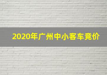 2020年广州中小客车竞价