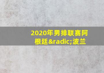 2020年男排联赛阿根廷√波兰