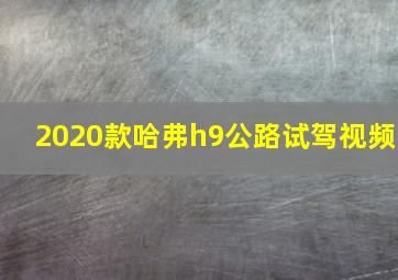 2020款哈弗h9公路试驾视频