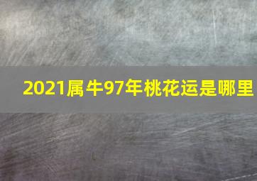 2021属牛97年桃花运是哪里