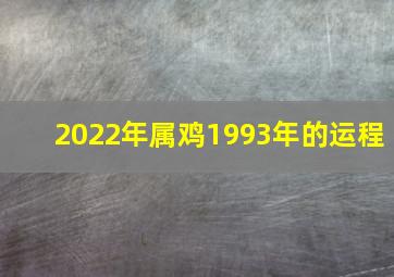 2022年属鸡1993年的运程