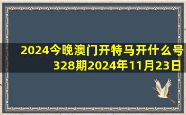 2024今晚澳门开特马开什么号328期2024年11月23日