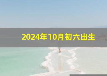 2024年10月初六出生