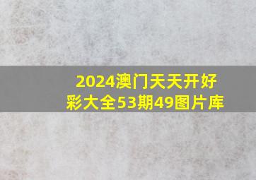 2024澳门天天开好彩大全53期49图片库