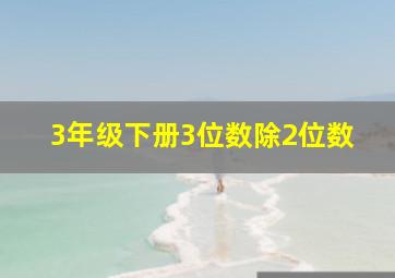 3年级下册3位数除2位数