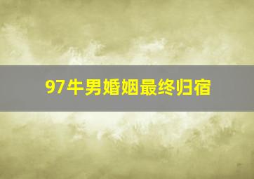 97牛男婚姻最终归宿