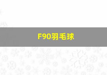 F90羽毛球