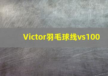 Victor羽毛球线vs100