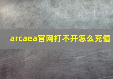 arcaea官网打不开怎么充值