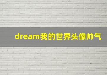 dream我的世界头像帅气