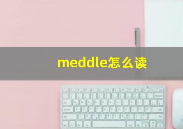 meddle怎么读