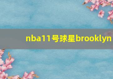 nba11号球星brooklyn