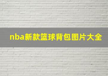 nba新款篮球背包图片大全