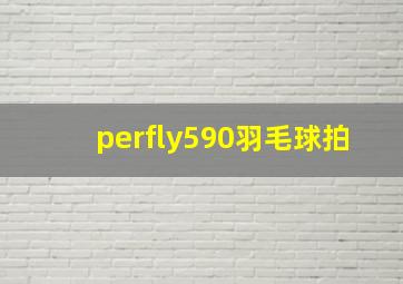 perfly590羽毛球拍