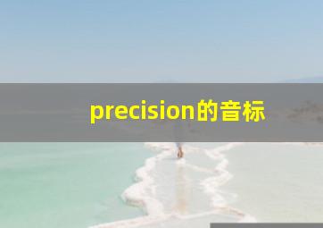 precision的音标