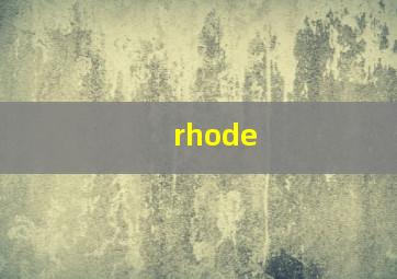 rhode