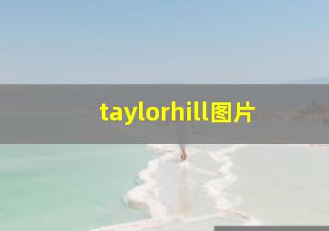 taylorhill图片