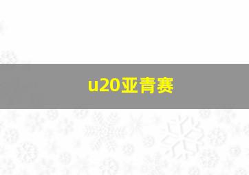 u20亚青赛