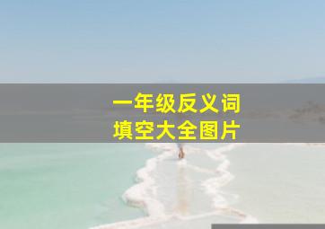 一年级反义词填空大全图片