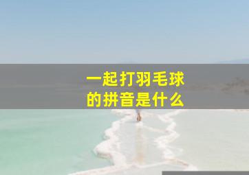 一起打羽毛球的拼音是什么