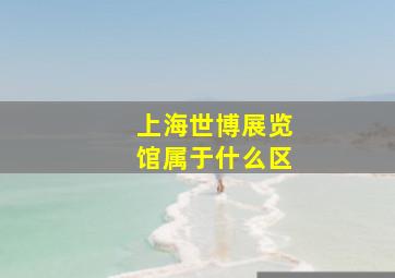 上海世博展览馆属于什么区