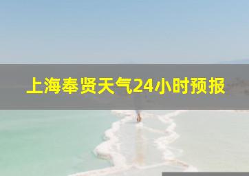 上海奉贤天气24小时预报