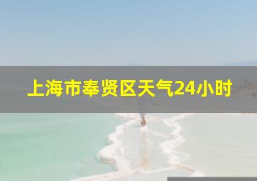 上海市奉贤区天气24小时