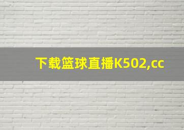 下载篮球直播K502,cc