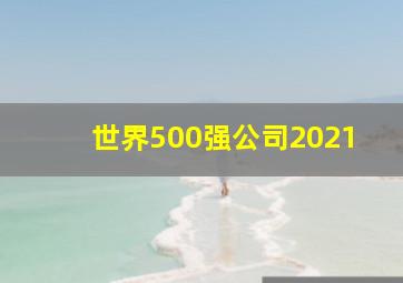 世界500强公司2021