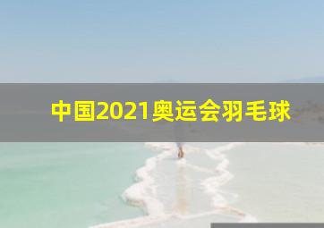 中国2021奥运会羽毛球