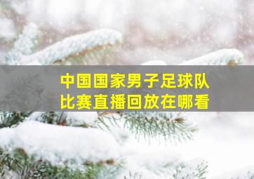 中国国家男子足球队比赛直播回放在哪看