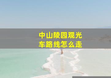 中山陵园观光车路线怎么走