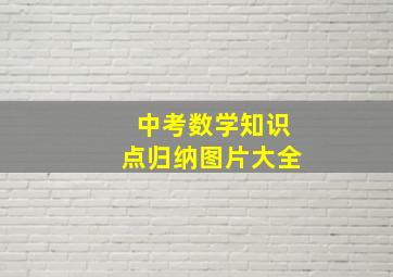 中考数学知识点归纳图片大全