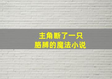 主角断了一只胳膊的魔法小说