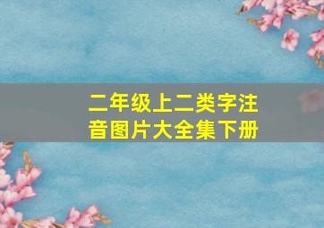 二年级上二类字注音图片大全集下册