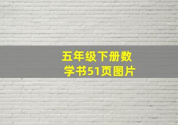 五年级下册数学书51页图片