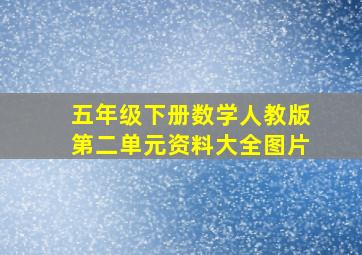 五年级下册数学人教版第二单元资料大全图片