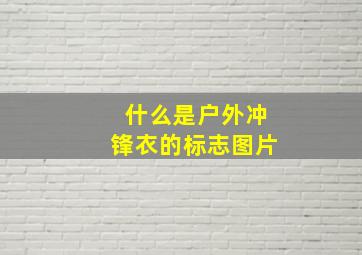 什么是户外冲锋衣的标志图片