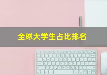 全球大学生占比排名