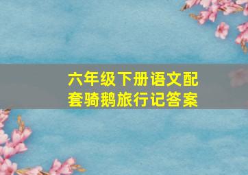 六年级下册语文配套骑鹅旅行记答案