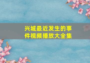 兴城最近发生的事件视频播放大全集