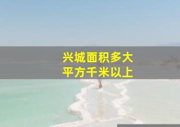 兴城面积多大平方千米以上