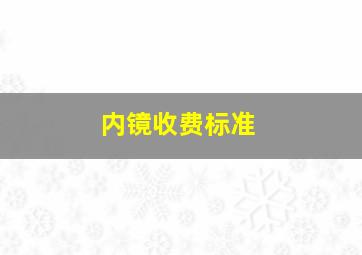 内镜收费标准